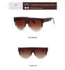 Oversized Women Sunglasses, Luxy Brand Design Big Frame Rivet Shades Sunglasses