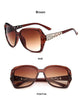 Fashion Square Sunglasses Women Luxury Brand Big Purple Sun Glasses