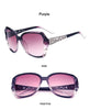 Fashion Square Sunglasses Women Luxury Brand Big Purple Sun Glasses