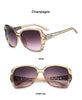 Fashion Square Sunglasses Women Luxury Brand Big Purple Sun Glasses