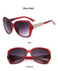 Fashion Square Sunglasses Women Luxury Brand Big Purple Sun Glasses