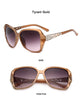 Fashion Square Sunglasses Women Luxury Brand Big Purple Sun Glasses