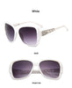 Fashion Square Sunglasses Women Luxury Brand Big Purple Sun Glasses