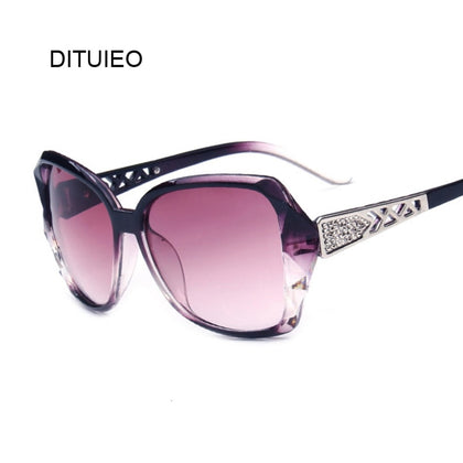 Fashion Square Sunglasses Women Luxury Brand Big Purple Sun Glasses