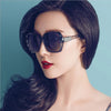 Fashion Square Sunglasses Women Luxury Brand Big Purple Sun Glasses