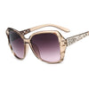 Fashion Square Sunglasses Women Luxury Brand Big Purple Sun Glasses