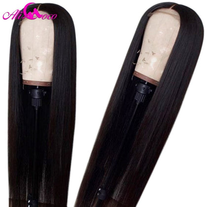 Highlight Colored Human Hair Wigs, Pre Plucked Lace Front Human Hair Wigs, Ombre Remy Frontal Wig For Black Women