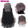 Deep Wave Wigs, Lace Front Human Hair Wigs, Prepluck Glueless Brazilian Remy Curly Human hair Wigs