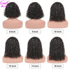 Cut Short Bob Lace Front Wigs For women Lace Front Human Hair Wigs Curly Human Hair Wig Remy Lace Closure Wig Pre plucked