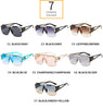 2020 New Shield Sunglasses Men Women Fashion Color Lens Alloy Frame High Quality Rectangle Brand Designer Sunglasses UV400