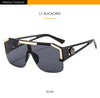 2020 New Shield Sunglasses Men Women Fashion Color Lens Alloy Frame High Quality Rectangle Brand Designer Sunglasses UV400