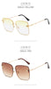 Square Bee Luxury Sunglasses unisex Retro Brand designer Oversized Sun Glasses Female Grandient Shades Oculos